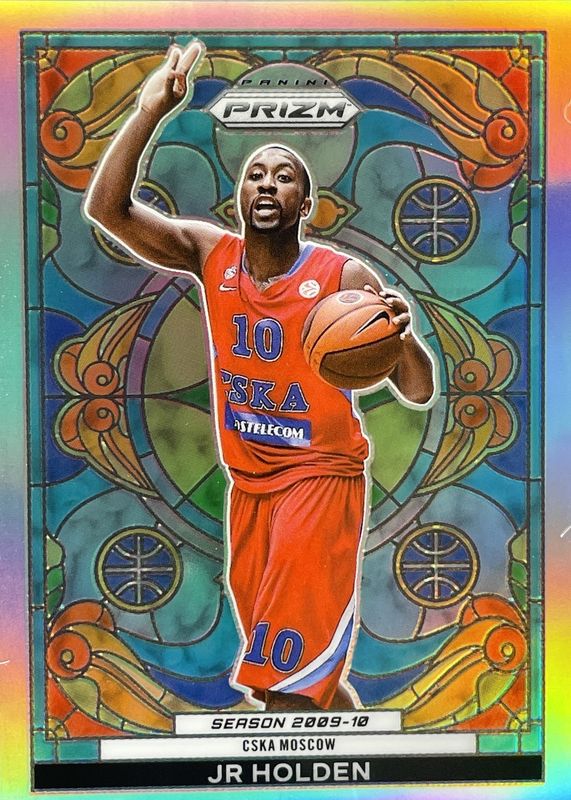 JR Holden 2023 Prizm EuroLeague #17 Stained Glass /(SSP) SGC 10