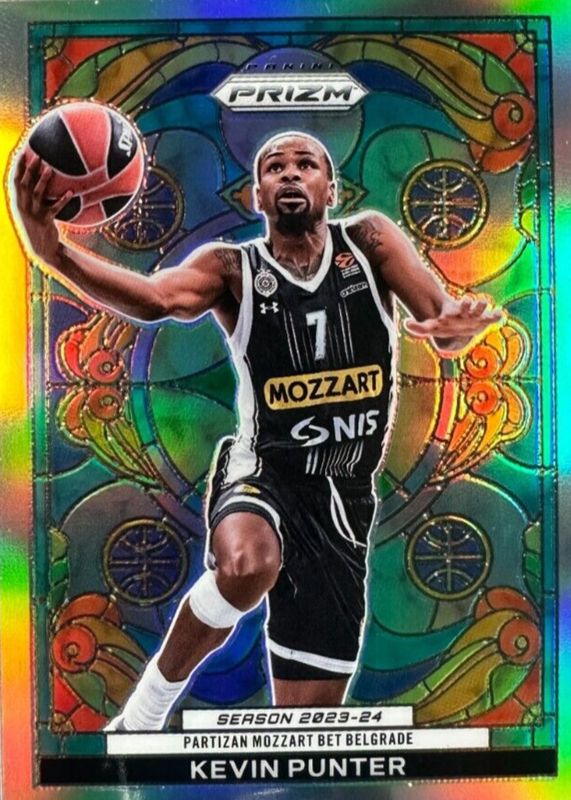 Kevin Punter 2023 Prizm EuroLeague #20 Stained Glass /(SSP) RAW