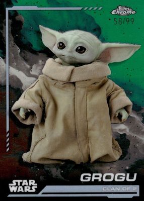 2024 Topps Chrome Star Wars #22 Kashyyyk Green Refractor /99