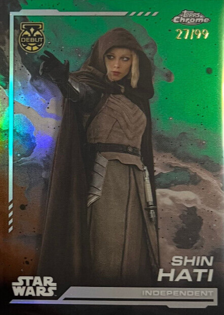 Topps STAR WARS SHIN HATI サイン 2024 Topps Chrome Star Wars - Autographs - Gold Refractor