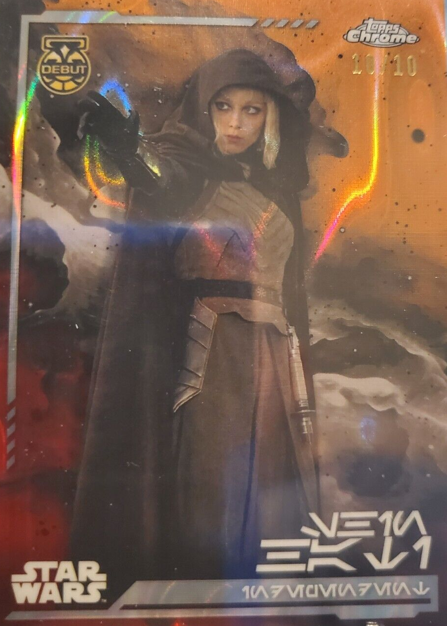 Shin Hati 2024 Topps Chrome Star Wars #AV-6 Aurebesh