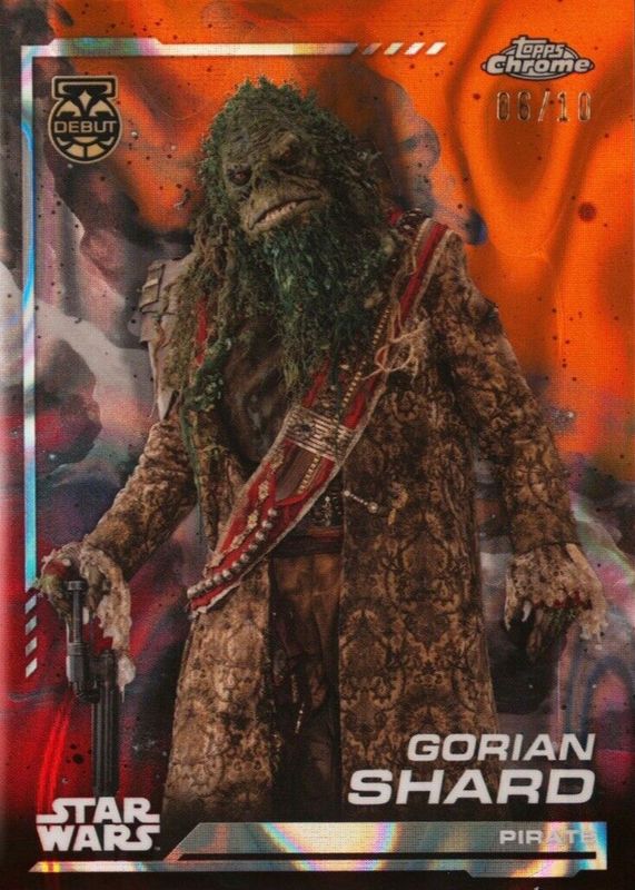 2024 Topps Chrome Star Wars #62 Mustafar Lava Refractor /10