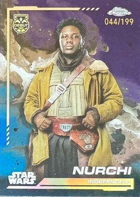 2024 Topps Chrome Star Wars #92 Kamino Aqua Refractor /199