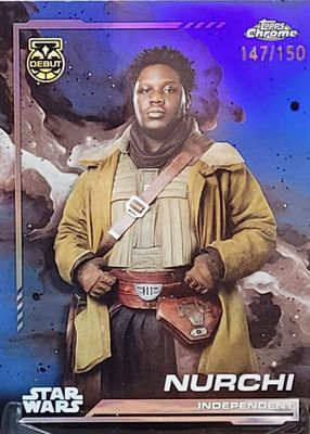 2024 Topps Chrome Star Wars #92 Skywalker Blue Refractor /150