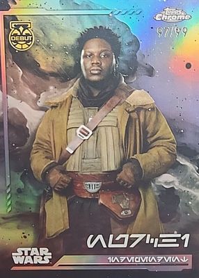 2024 Topps Chrome Star Wars #92 Kashyyyk Green Refractor /99