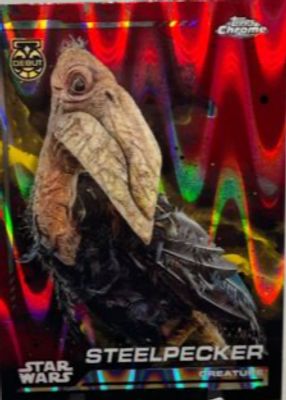 2024 Topps Chrome Star Wars #94 Red Blaster RayWave Refractor