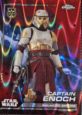 2024 Topps Chrome Star Wars #99 Red Blaster RayWave Refractor
