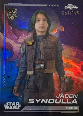 2024 Topps Chrome Star Wars #100 Skywalker Blue Refractor /150