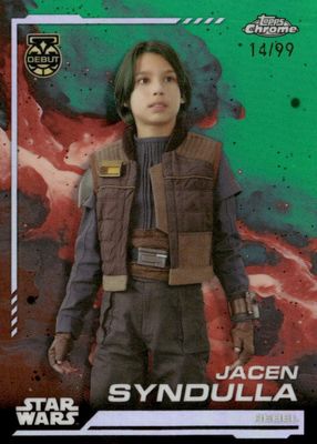 2024 Topps Chrome Star Wars #100 Kashyyyk Green Refractor /99