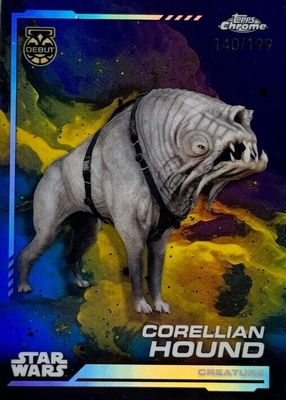 2024 Topps Chrome Star Wars #95 Kamino Aqua Refractor /199