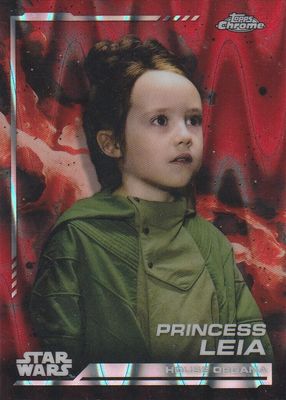 2024 Topps Chrome Star Wars #69 Red Blaster RayWave Refractor