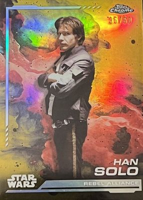 2024 Topps Chrome Star Wars #102 Gold Refractor /50