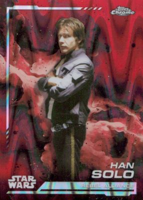 2024 Topps Chrome Star Wars #102 Red Blaster RayWave Refractor
