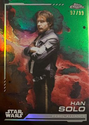 2024 Topps Chrome Star Wars #102 Kashyyyk Green Refractor /99