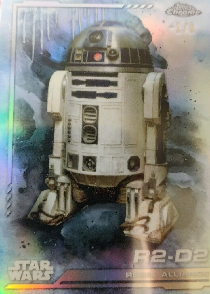 R2-D2 2024 Topps Chrome Star Wars #HV-108 Hoth Ice Blue