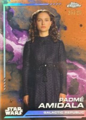 2024 Topps Chrome Star Wars #130 Blue Blaster Pulsar Refractor