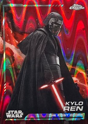 2024 Topps Chrome Star Wars #115 Red Blaster RayWave Refractor