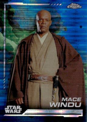 2024 Topps Chrome Star Wars #138 Blue Blaster Pulsar Refractor