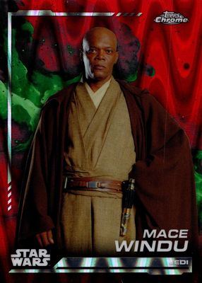 2024 Topps Chrome Star Wars #138 Red Blaster RayWave Refractor