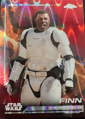 2024 Topps Chrome Star Wars #113 Red Blaster RayWave Refractor