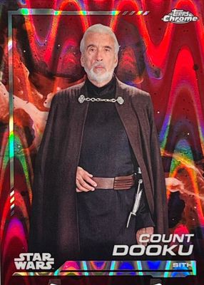 2024 Topps Chrome Star Wars #129 Red Blaster RayWave Refractor