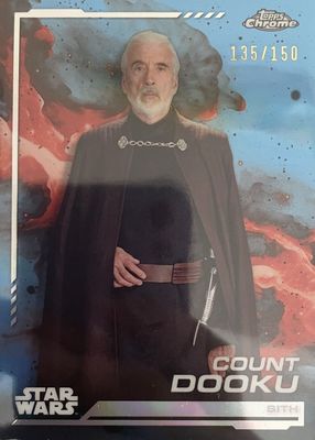 2024 Topps Chrome Star Wars #129 Skywalker Blue Refractor /150