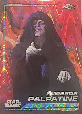 2024 Topps Chrome Star Wars #131 Red Blaster RayWave Refractor