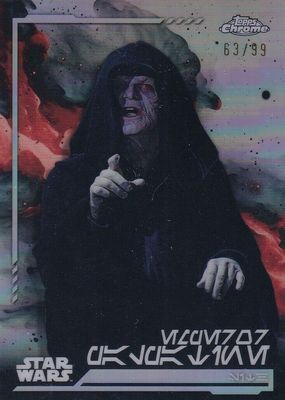 2024 Topps Chrome Star Wars #AV-131 Aurebesh Variation /99