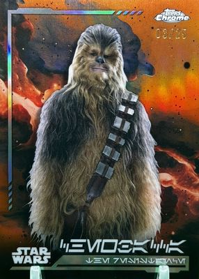 Topps - スケッチカード Star Wars Chewbacca チューバッカ Chewbacca 2024 Topps Chrome Star Wars #AV-107 Aurebesh