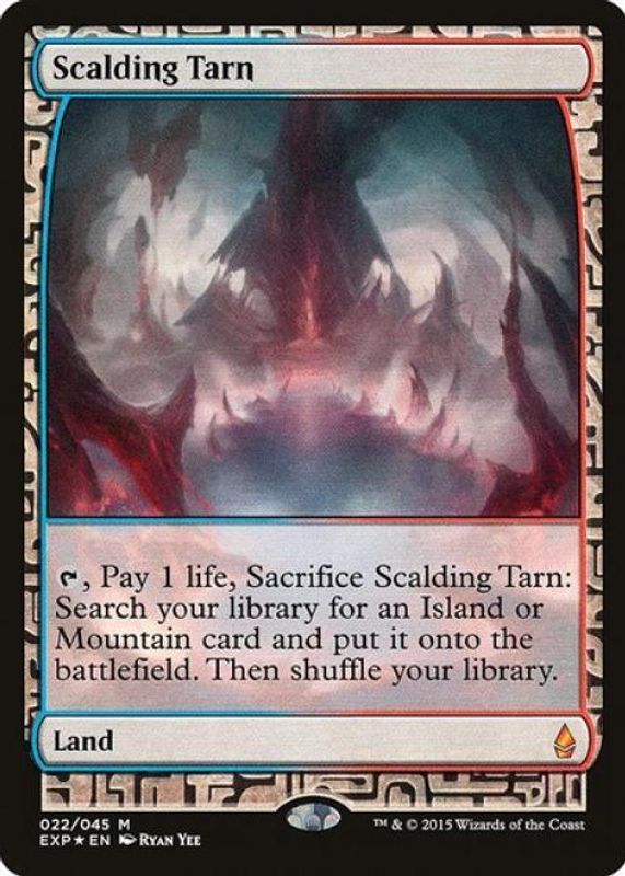 Scalding Tarn 2015 Zendikar Expeditions #22 Foil RAW TCG (LIGHTLY PLAYED)