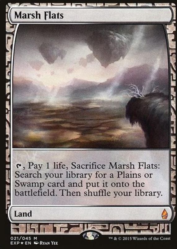 Marsh Flats 2015 Zendikar Expeditions #21 Foil PSA 10