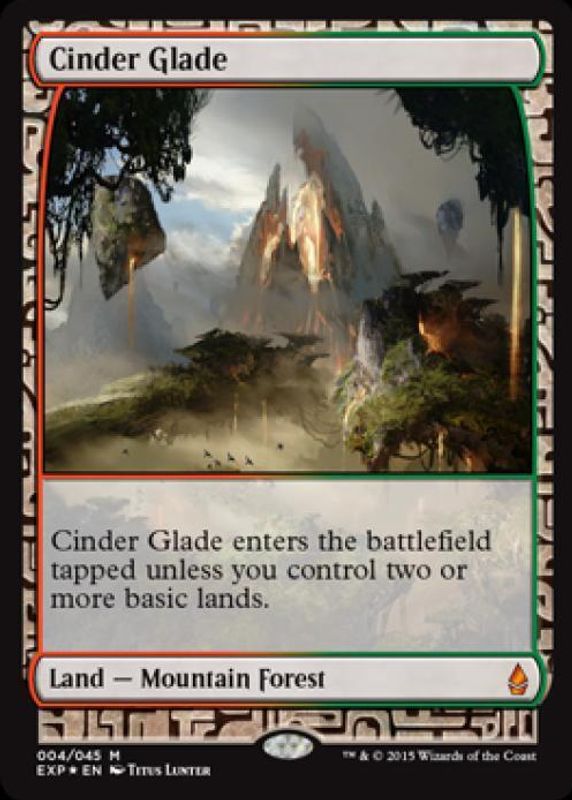 Cinder Glade 2015 Zendikar Expeditions #4 Foil PSA 10