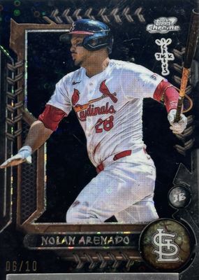 2024 Topps Chrome Cosmic x Cactus Jack #10 Black Refractor /10