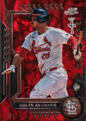 2024 Topps Chrome Cosmic x Cactus Jack #10 Red Refractor /5