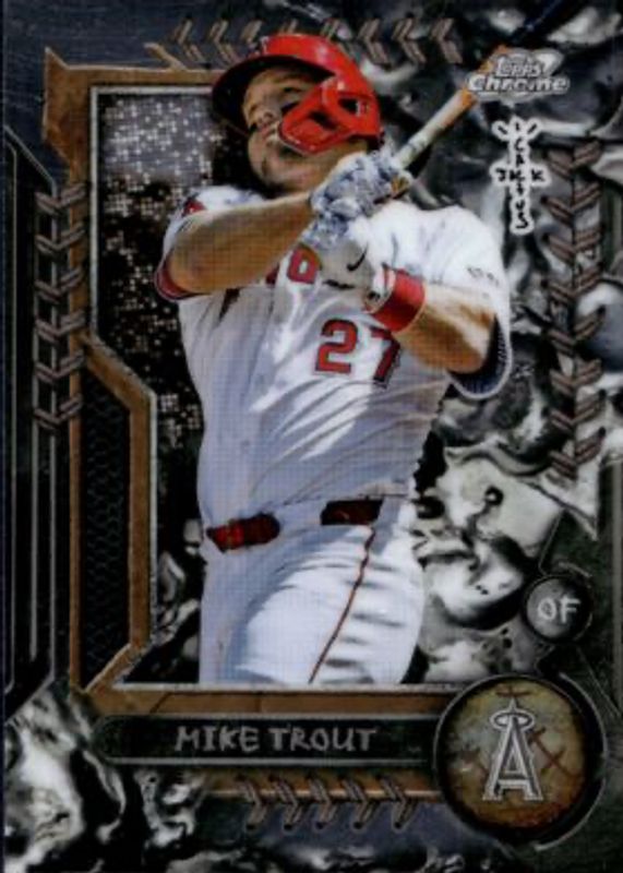 Mike Trout 2024 Topps Chrome Cosmic x Cactus Jack #31 Base SGC 10