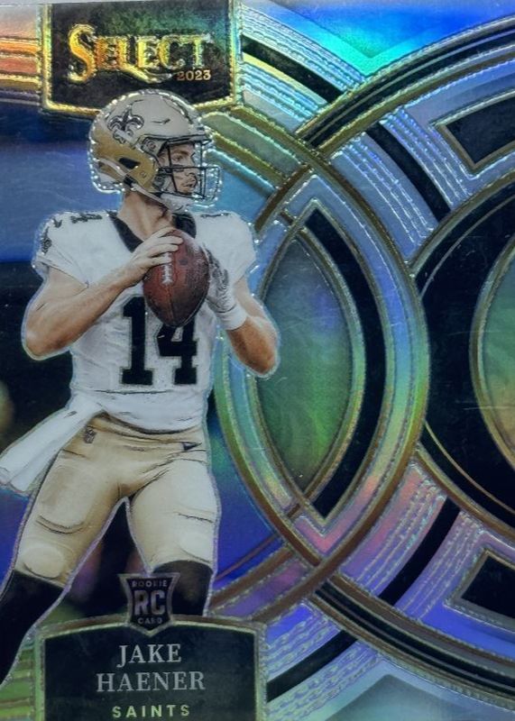 Jake Haener 2023 Select #186 Premier Level Silver Rookie RAW