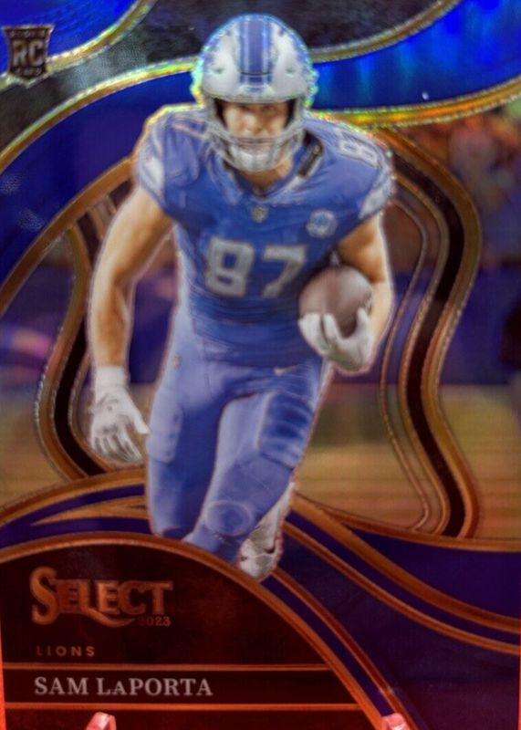 Sam LaPorta 2023 Select #221 Club Level Blue /99 Rookie RAW