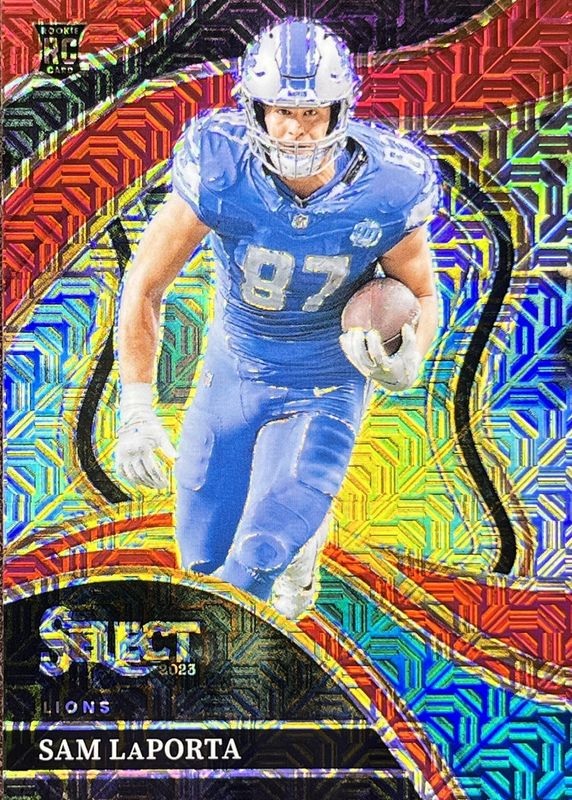 Sam LaPorta 2023 Select #221 Club Level Red /49 Rookie SGC 9.5