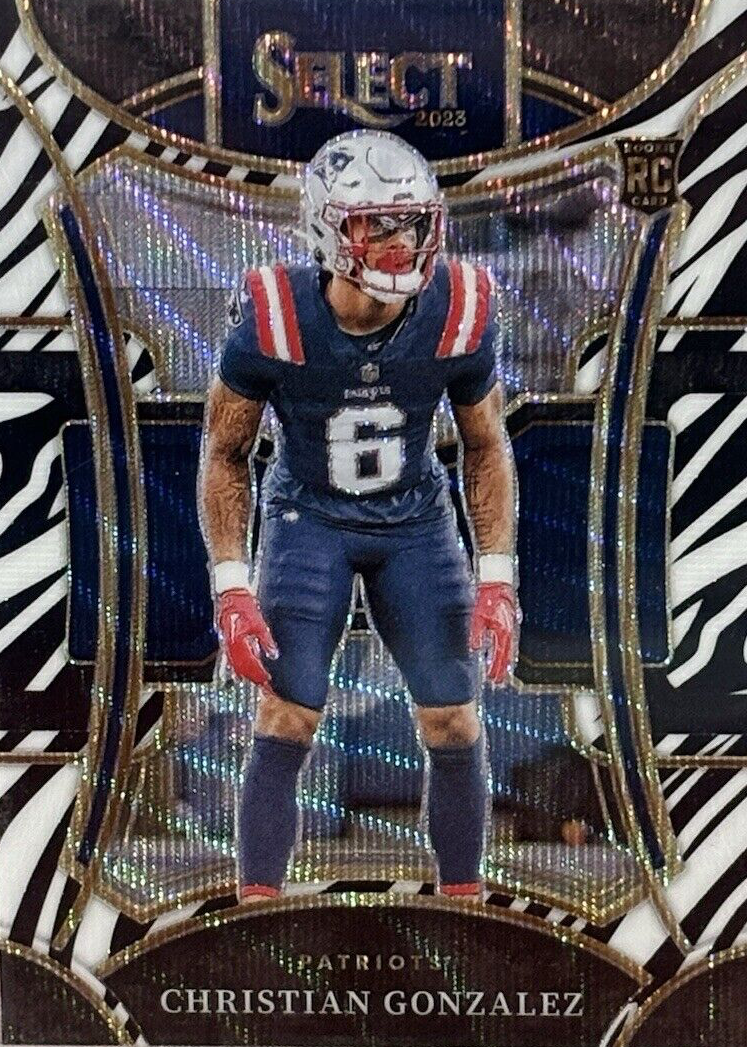 Christian Gonzalez 2023 Select #464 Suite Level Zebra /(SSP) Price