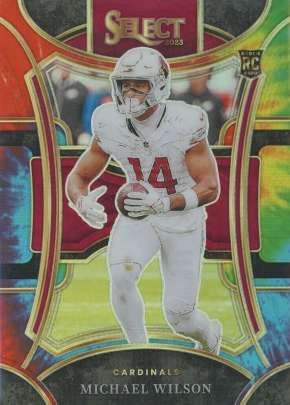 Michael Wilson 2023 Select #401 Suite Level Tie-Dye /25 Rookie SGC 10