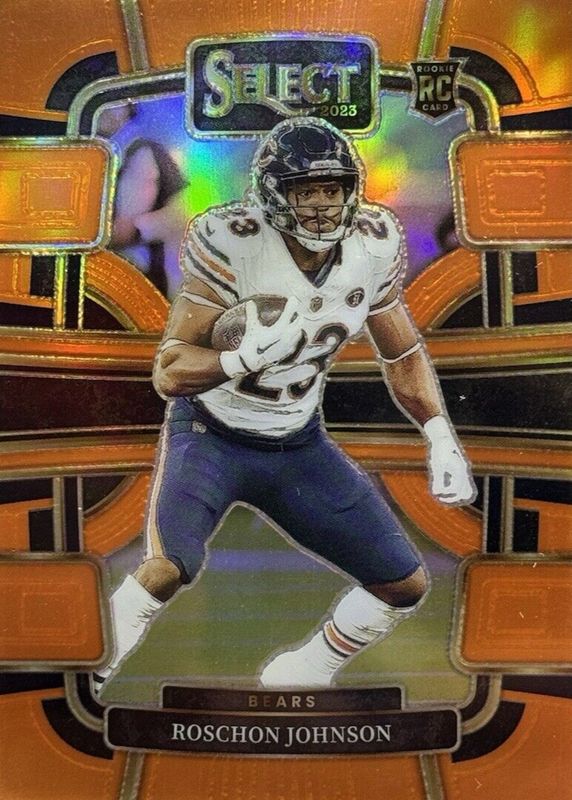 Roschon Johnson 2023 Select #19 Concourse Orange /49 Rookie BGS 9.5