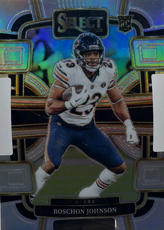 Roschon Johnson 2023 Select #19 Concourse Silver Die-Cut Rookie SGC 10