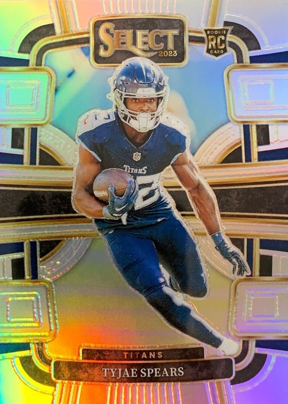 Tyjae Spears 2023 Select #97 Concourse Silver Rookie SGC 9.5