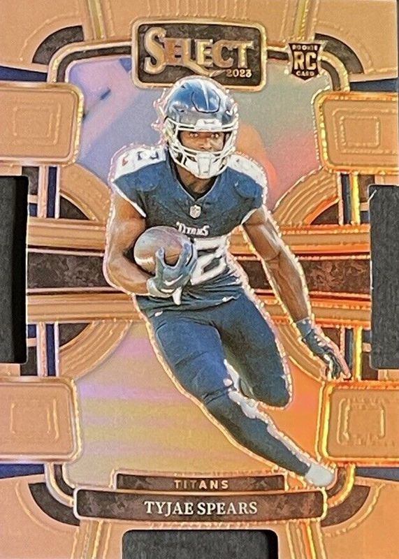 Tyjae Spears 2023 Select #97 Concourse Copper Die-Cut /299 Rookie SGC 10