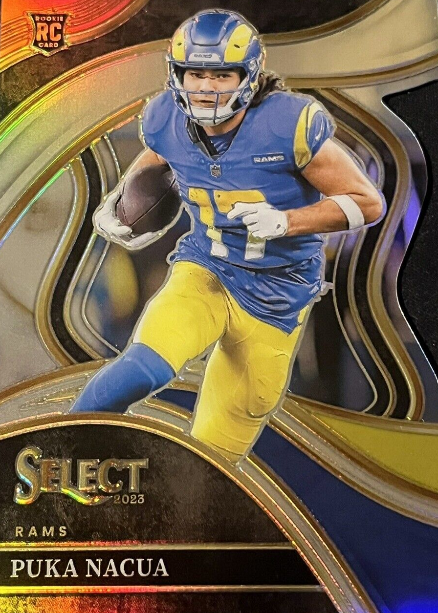 Puka Nacua 2023 Select #224 Club Level Silver Die-Cut Price Guide