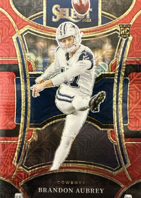 Brandon Aubrey 2023 Select #426 Suite Level Red /49 Rookie RAW