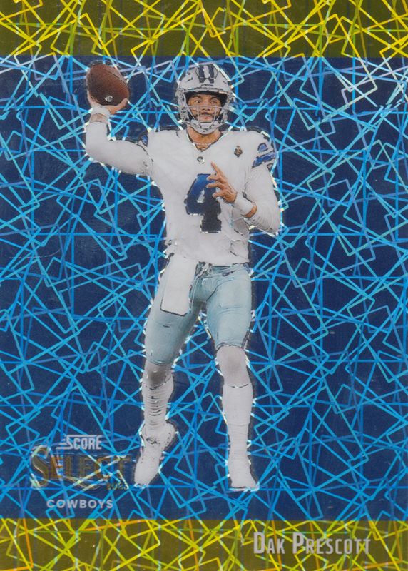 Dak Prescott 2023 Select #STW-DPR Score Select Throwback - Gold /10 RAW
