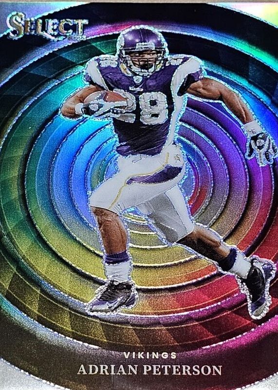 Adrian Peterson 2023 Select #CW-AP Color Wheel PSA 10