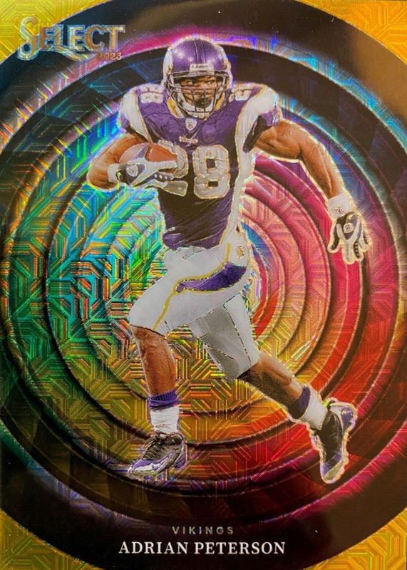 Adrian Peterson 2023 Select #CW-AP Color Wheel - Gold /10 BGS 10 PRISTINE