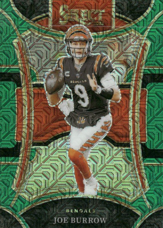 Joe Burrow 2023 Select #419 Suite Level Green /5 RAW